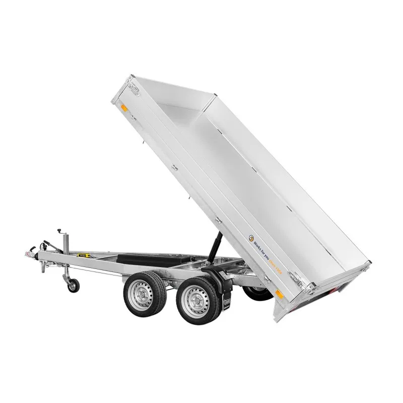 Remorque benne - SARIS - avec pompe électrique et main d'urgence – Image 4