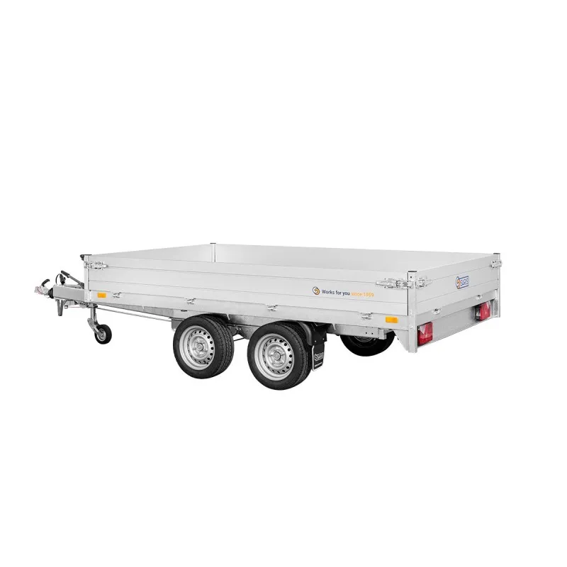 Remorque benne - SARIS - avec pompe électrique et main d'urgence – Image 5