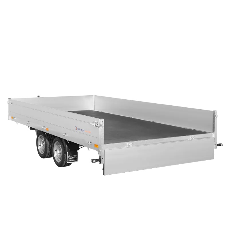 Remorque plateau - SARIS - PTAC 2700 kg (406x204) – Image 2